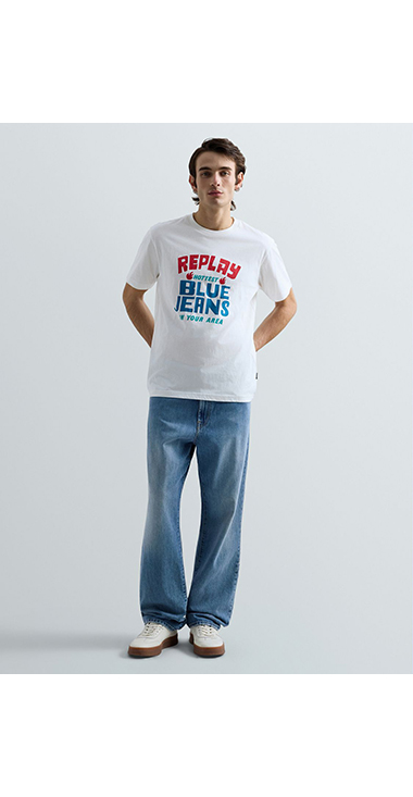 ベーシックジャージーヘリテイジプリント Tシャツ 詳細画像